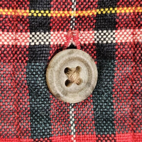 Ralph Lauren Classic Fit Plaid Shirt Red Blue Green Button-Down Men's Size L - Picture 9 of 10